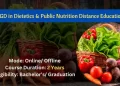 PG Diploma in Dietetics & Public Nutrition Distance Education Admission 2024: Fee