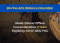 BA Fine Arts Distance Education Admission 2024 | Eligibility, Admission Process, Fee & Jobs