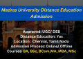 Madras University Distance Education