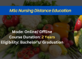 MSc Nursing Distance Education 2024: Eligibility, Admission, Fee, Syllabus & Duration