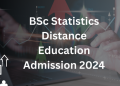 BSc Statistics Distance Education Admission 2024