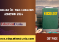 MA Sociology Distance Education Admission