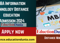 MBA Information Technology Distance Education Admission