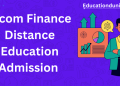 Mcom Finance Distance Education Admission